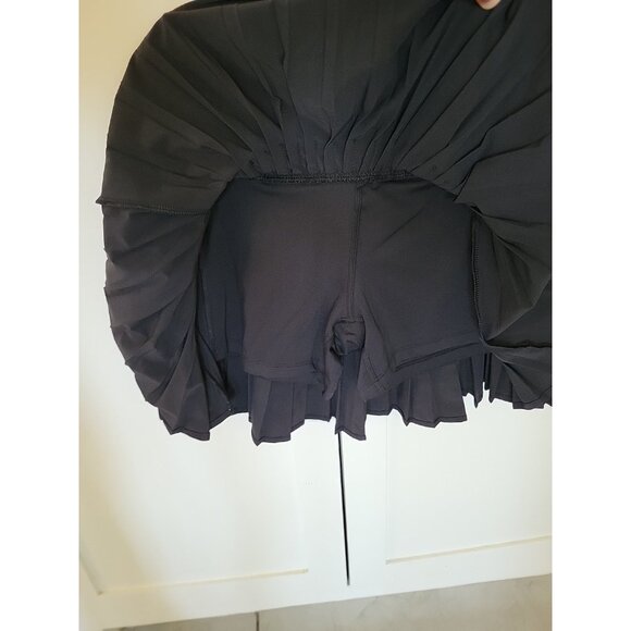 All In Motion Women's Skort Black Micro Pleated Tennis Sport Now Size Medium - Picture 8 of 10